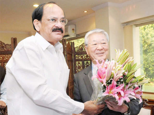 Hitachi CEO meets Venkaiah Naidu