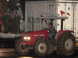 Brazilian personnel drives freeze container 