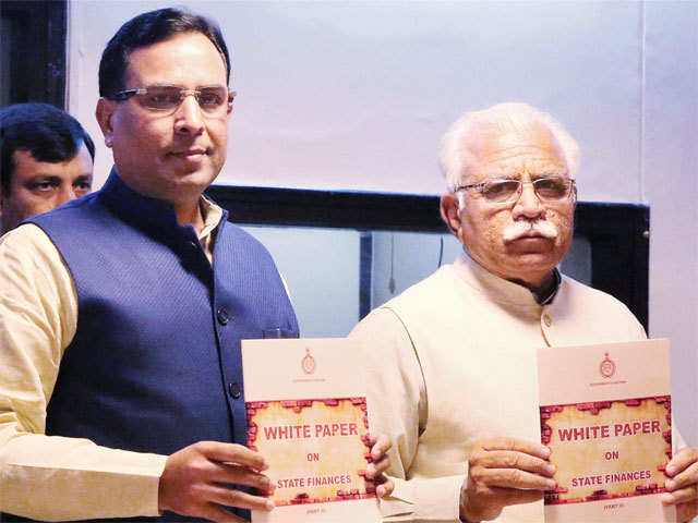 Haryana government releases white paper