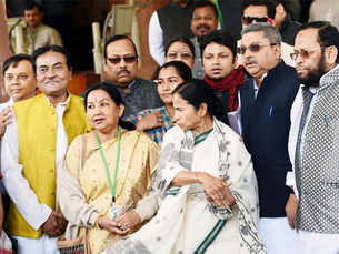 Mamata Banerjee at Parliament