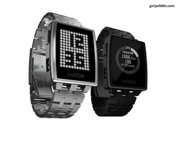 Pebble Steel smart watch