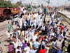 Failure of Central and UP government: Congress workers stop trains in protest