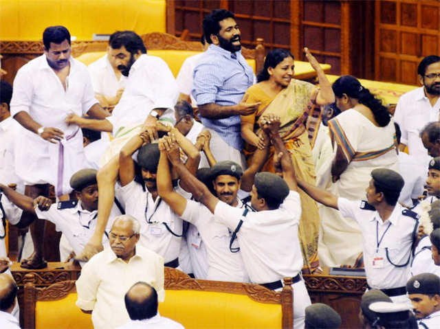 Ruckus in Kerala Assembly
