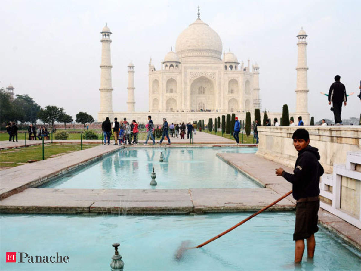 Taj Mahal Instant Street View Taj Mahal Emerges As Top Google Street View Destination - The Economic Times