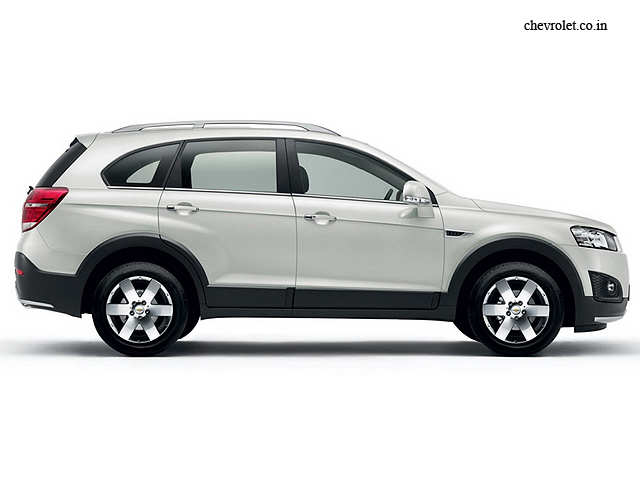 What is the price of Chevrolet Captiva in India?