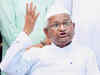 Anna Hazare postpones his march to Delhi against Land Acquisition Bill
