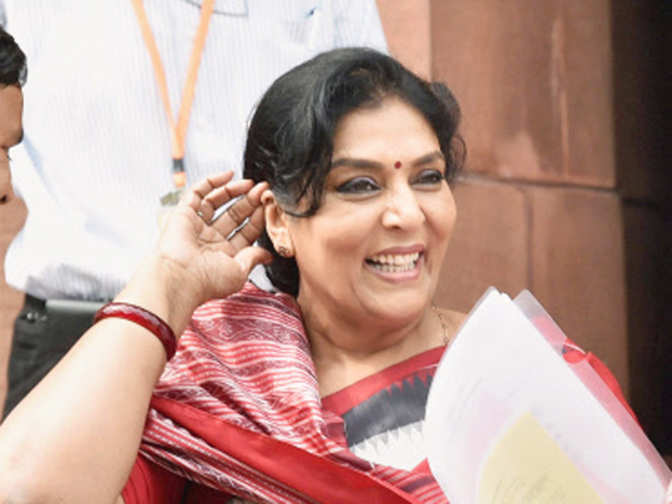 whether renuka chaudhary played any role in ramayan serial