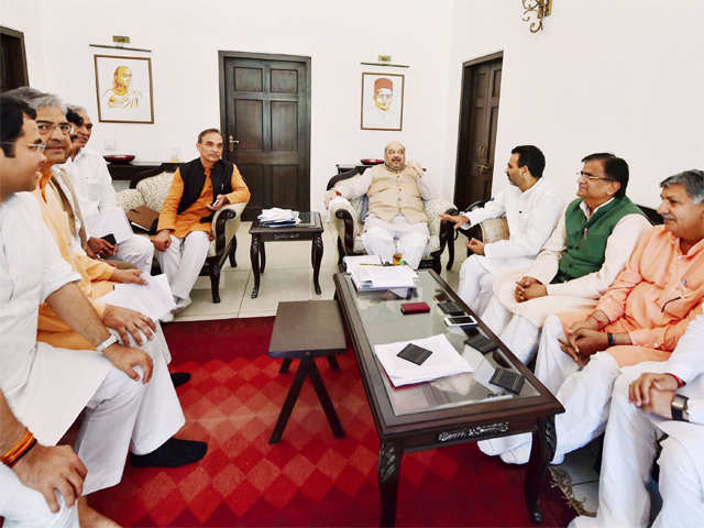 Jat leaders meet BJP President Amit Shah