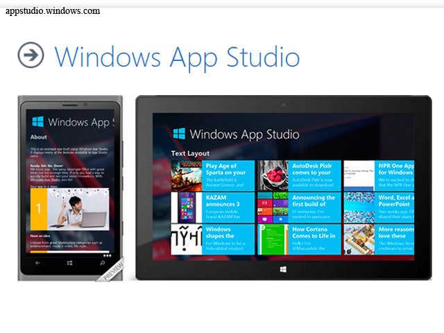 Windows AppStudio