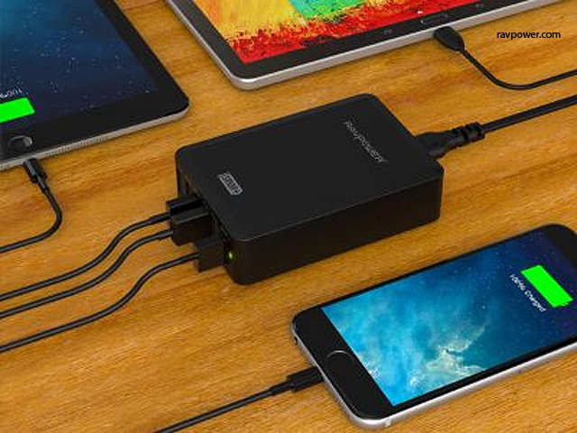 You can charge six phones (or other devices) at the same time