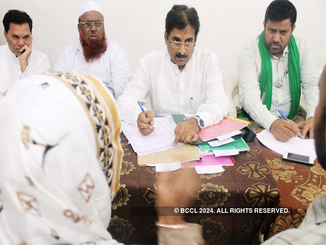 MIM party conducting interviews of candidates