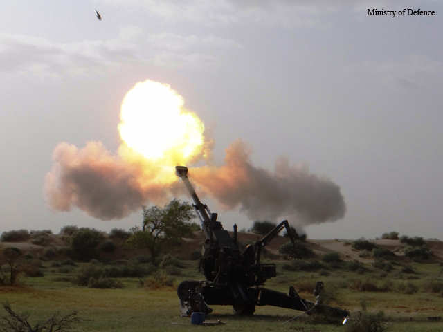 India's 155-mm artillery gun