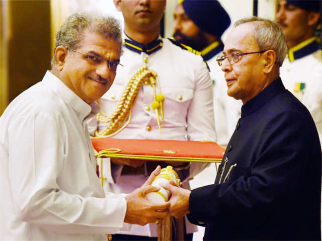 D Veerendra Heggade conferred with Padma Vibhushan
