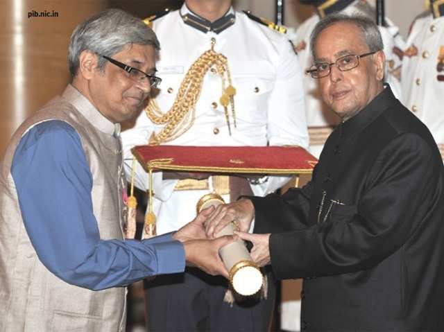 Bibek Debroy conferred with the Padma Shri Award