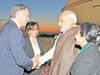 Prime Minister Narendra Modi arrives in Paris