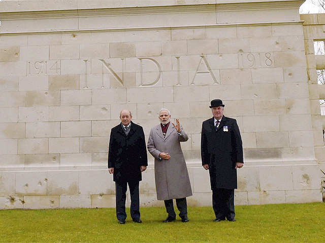 PM visits war memorial for Indians