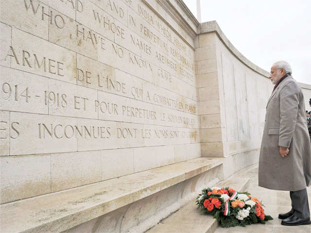 PM pays homage at Indian Memorial