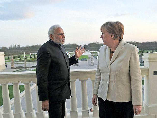 PM talks with Merkel