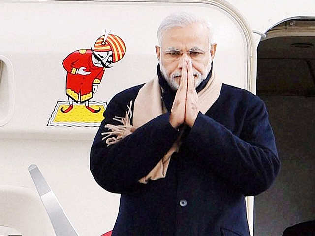 PM Modi upon his arrival