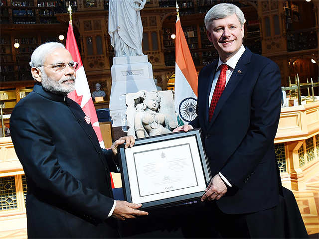 Prime Minister Narendra Modi in Ottawa