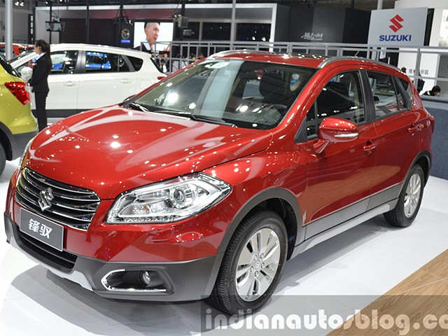 Engine India Bound Suzuki S Cross Showcased At Shanghai Auto Show The Economic Times