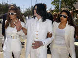 Michael Jackson with sisters LaToya and Janet Jackson