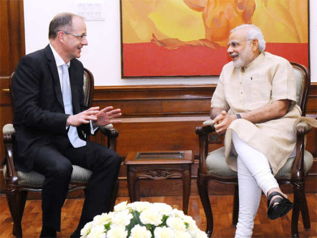 PM Modi meets Andre Witty