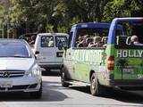 Tourists pass by Michael Jackson's House