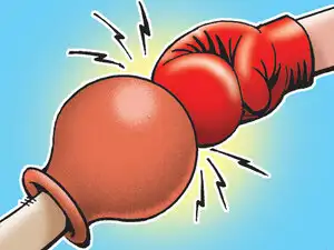 Manish Kumar (60kg) settled for a bronze medal after losing to Mongolia's Dorjnyambuu Otgondalai in the semifinals. Manish Kumar (60kg) settled for a bronze medal after losing to Mongolia's Dorjnyambuu Otgondalai in the semifinals.