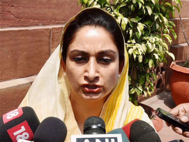 Harsimrat Kaur Badal at Parliament