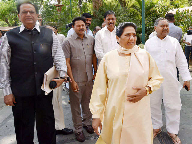 BSP President Mayawati at Parliament