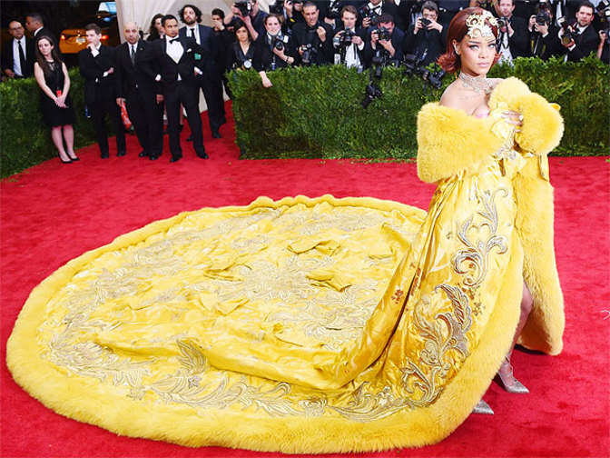 Rihanna's Met Gala outfit took two years to make - The Economic Times