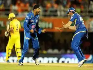 Mumbai Indians beat Chennai Super Kings by six wickets in the Indian Premier League here today. Mumbai Indians beat Chennai Super Kings by six wickets in the Indian Premier League here today.