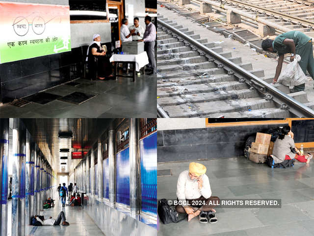 New Delhi railway station cleaned