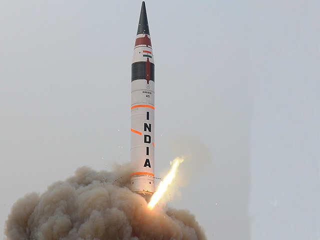 Agni-V missile's maiden canister-based trial