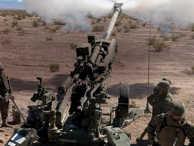 US-origin M777 howitzers