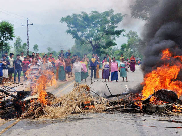 Bandh call in Imphal