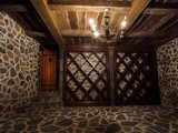 Wine cellar under pool house