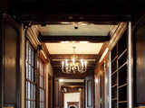 Hallway lined with windows