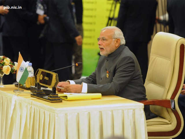 PM Modi addressing 12th ASEAN-India Summit