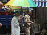 Umbrella seller