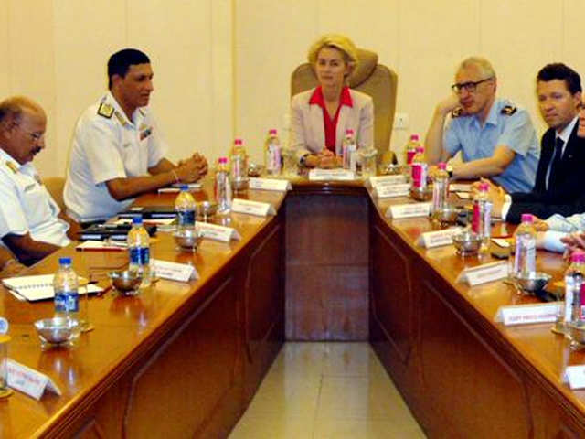 Meeting with Indian Navy officers