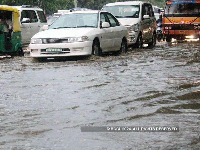 Water-clogged roads