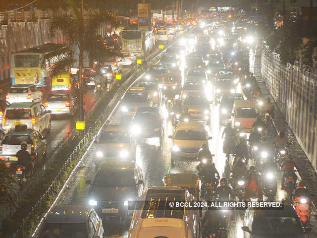 Traffic congestion on the roads