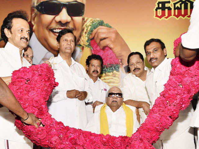DMK President  Karunanidhi  turns 92