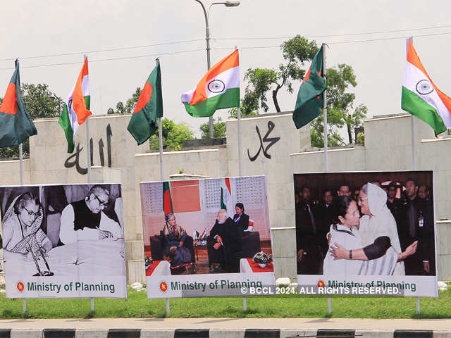 Hoardings of PM & WB CM Mamata Banerjee