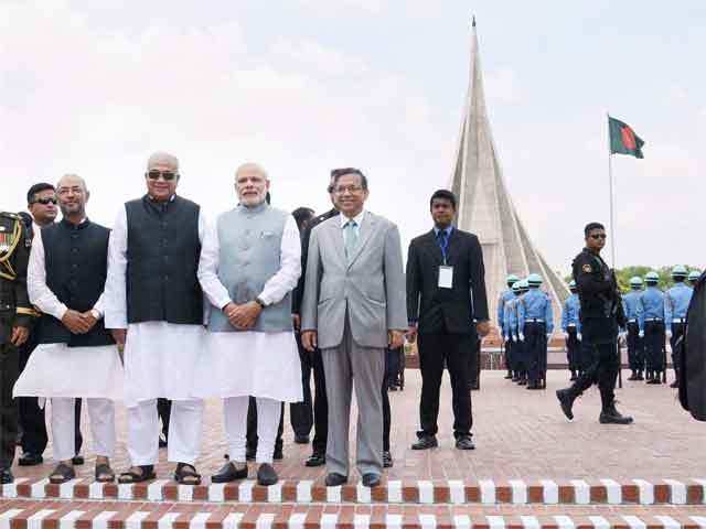 PM Modi visits National Martyrs' Memorial