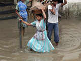 Roads flooded with water affects daily norms