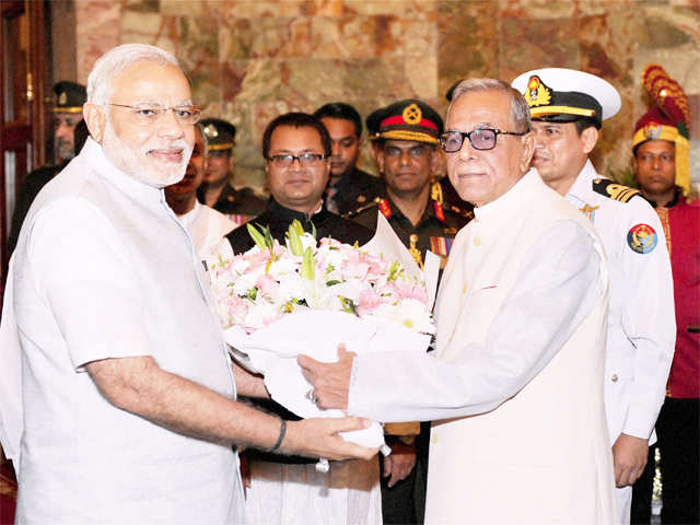 PM Modi with Bangladesh President