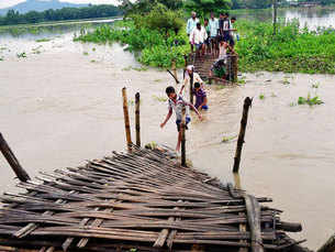 Monsoon woes: Assam hit by first wave of floods